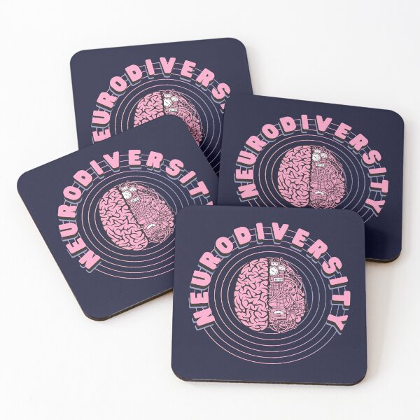 Item preview, Neurodiversity Day Mechanical Pink Brain designed and sold by GleamingGiant.