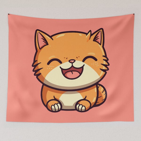 Item preview, Chubby Orange Cat designed and sold by Gosetsu.
