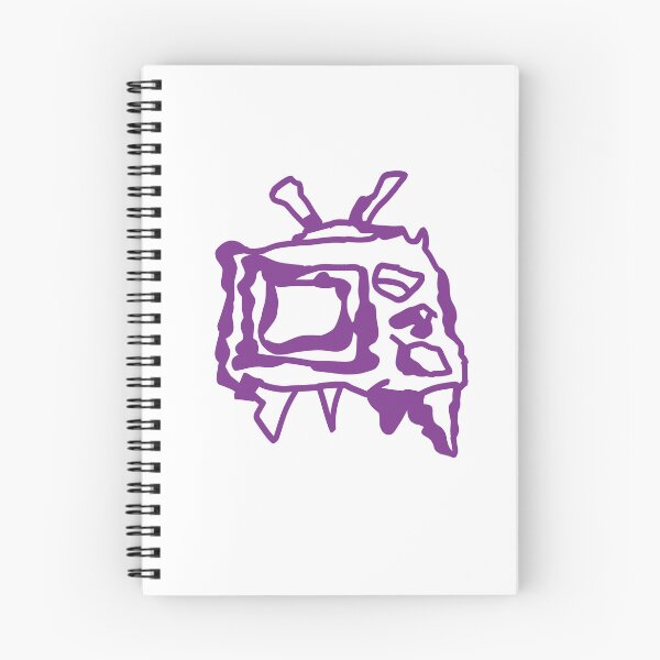 Item preview, Wavy Purple TV Doodle designed and sold by NeonPinkTears.