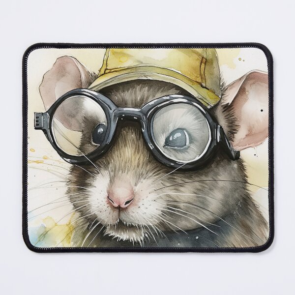Item preview, Mouse With Glasses designed and sold by prettykaler.