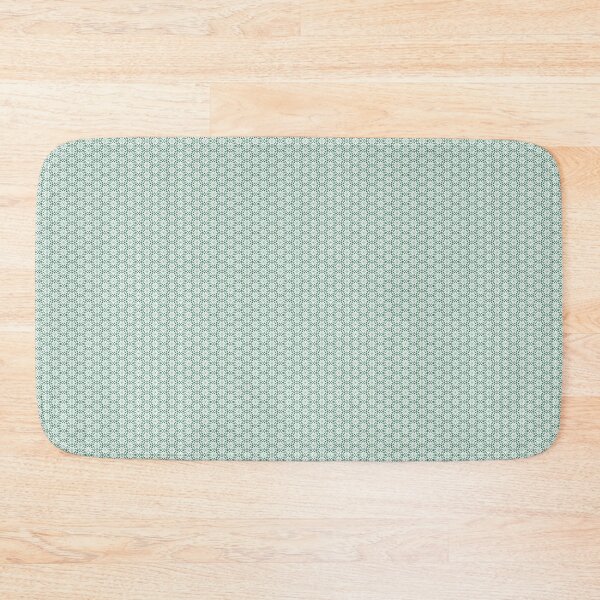 Item preview, Green Hexagonal Flower Pattern designed and sold by Luciana Noro.