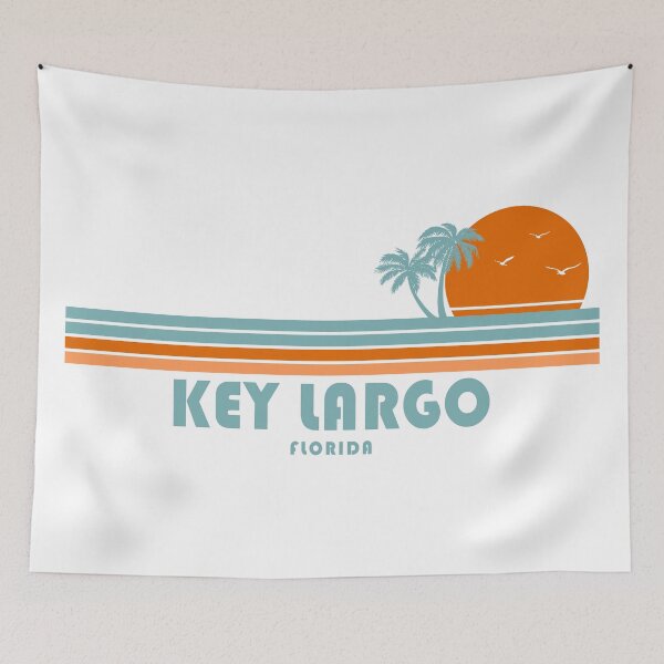 Item preview, Key Largo Florida Sun Palm Trees designed and sold by Esskay Designs.