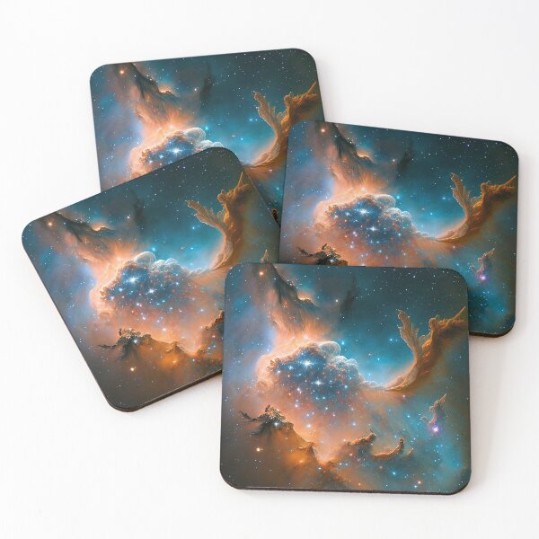 Item preview, Nebula Nightfall - Digital Artwork of Space, Stars, and Nebulae designed and sold by Artventure1.