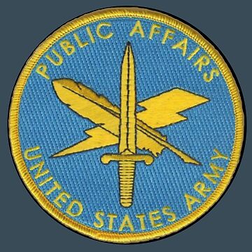 Artwork thumbnail, Army Public Affairs Patch by RBcostco7