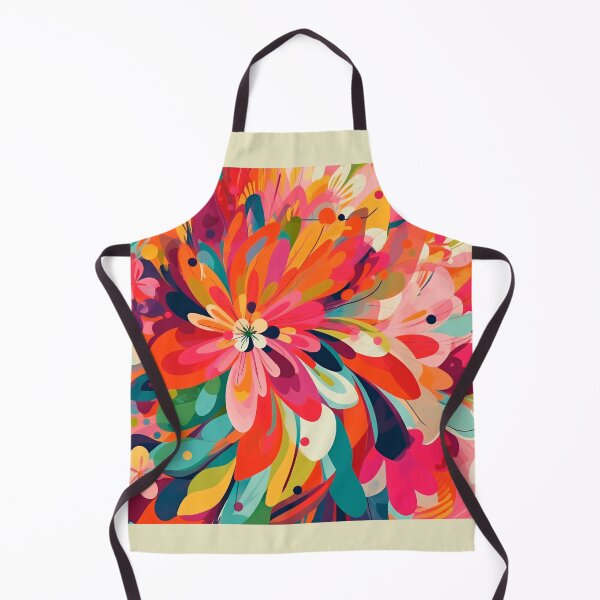Aperçu de l'œuvre Modèle de conception dynamique Spring Bloom pour la mode et la décoration intérieure créée et vendue par Juuskus.