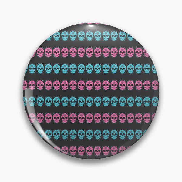 Item preview, Pink and Blue Skull Pattern designed and sold by Aaron2610.
