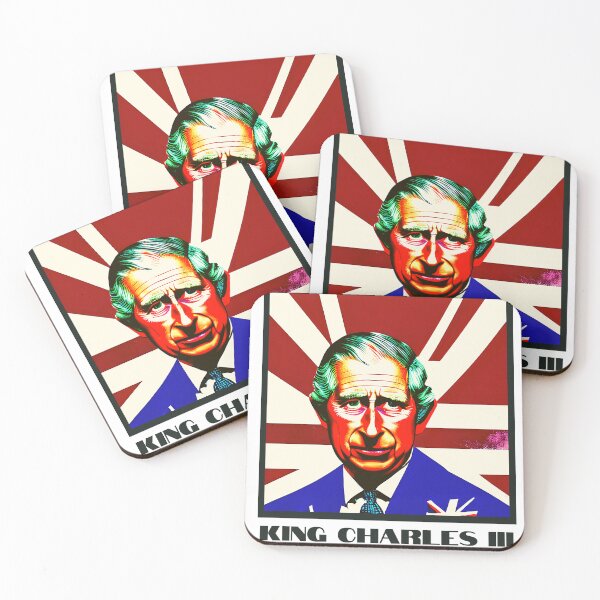 Item preview, King Charles III Coronation Pop Art Design  designed and sold by RoyalRepublics.