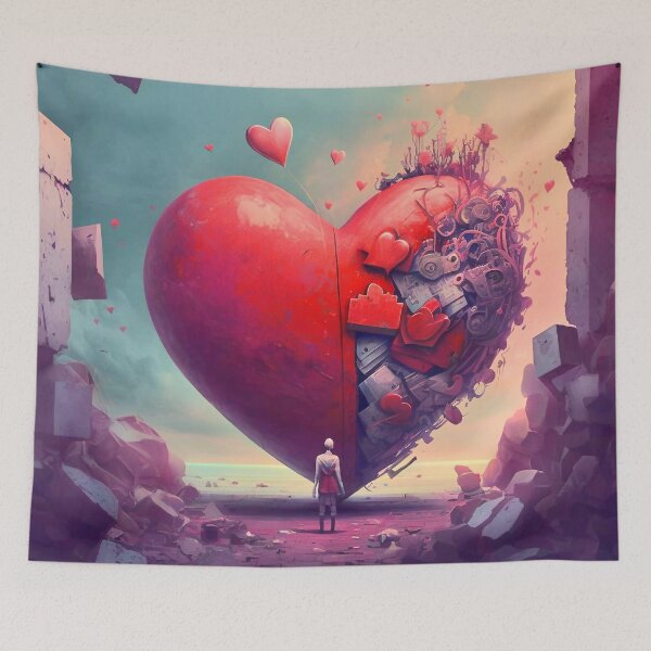 Item preview, technology heart designed and sold by knuppify.