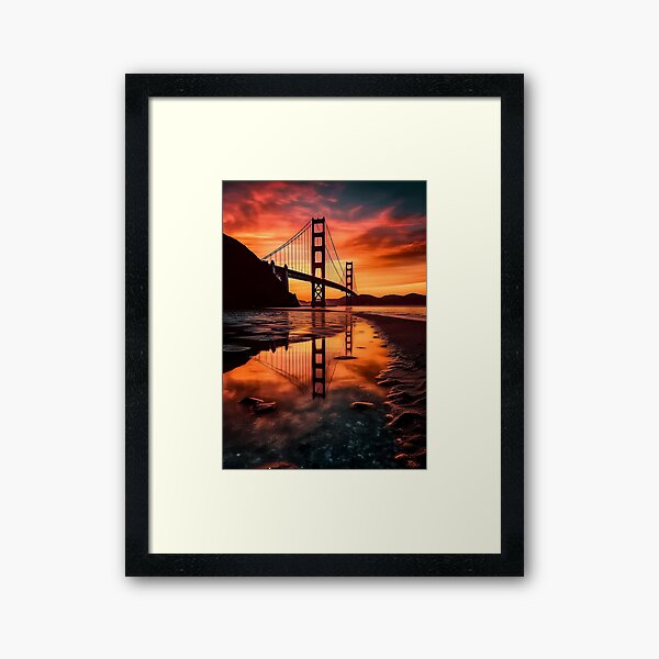 Golden Gate Bridge San Francisco Framed Art Print