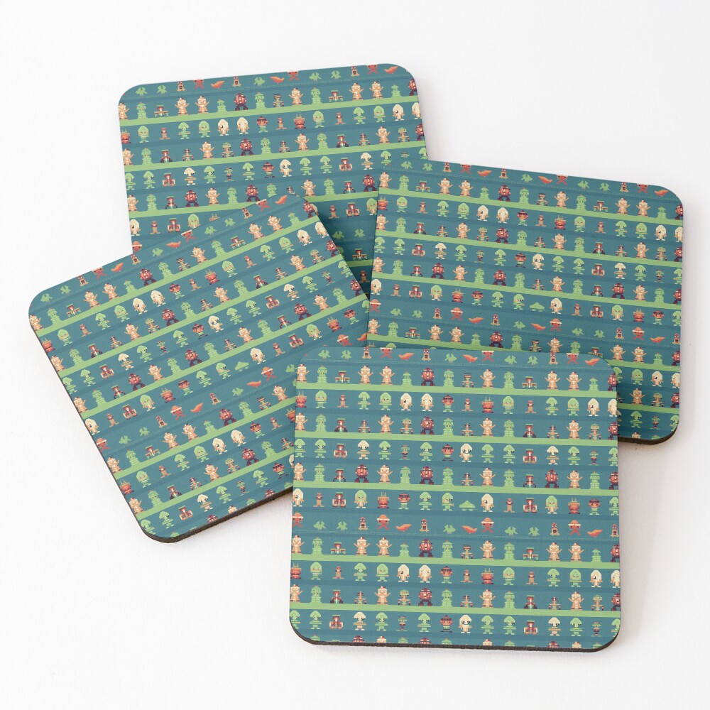 Item preview, Coasters (Set of 4) designed and sold by PixelPatchwork.