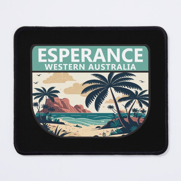 Item preview, Esperance Australia Retro Emblem designed and sold by KrisSidDesigns.