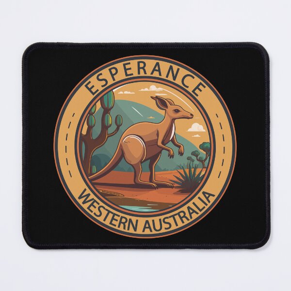 Item preview, Esperance Australia Kangaroo Badge designed and sold by KrisSidDesigns.