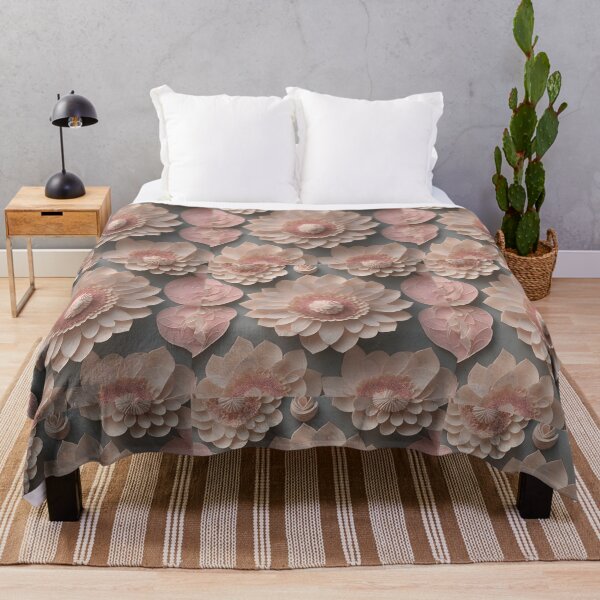 Item preview, A never-ending, interlocking pattern of delicate petals with fragrant lively colours designed and sold by Lapdrop.