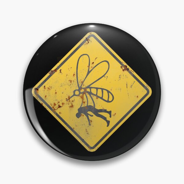 Item preview, A Rusty Sign - Warning - Giant Mosquitos! designed and sold by RedFirecracker.
