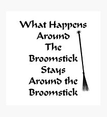 Broomstick Photographic Print