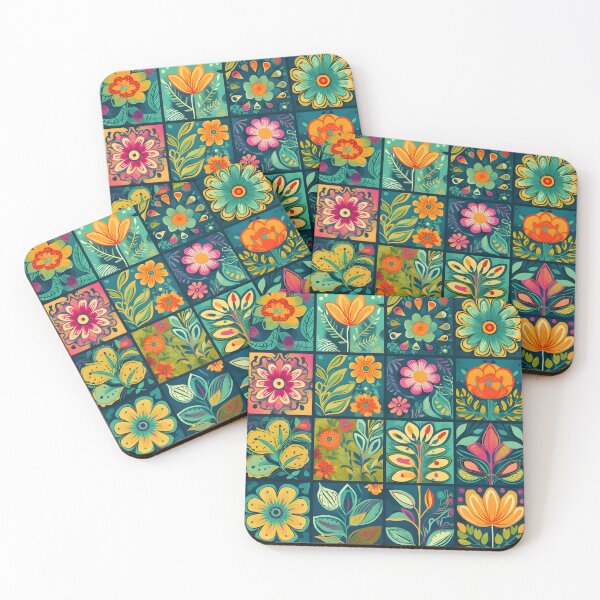 Item preview, The Garden Pattern Vintage Flowers designed and sold by Mobius Spot Collective.
