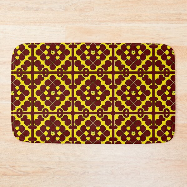 Item preview, Delightful Pattern Yellow and Brown tringles  With Small Teddy Bear In Center  designed and sold by mrtom414.