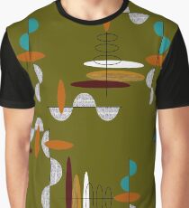 Suspended Ovals and Half Moons Graphic T-Shirt