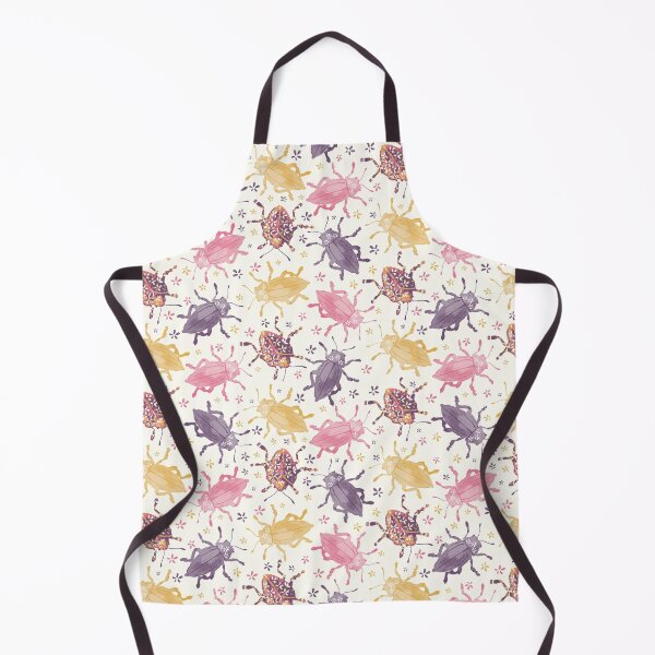Item preview, Magic meadow watercolor doodle bugs pattern designed and sold by MBCollections.
