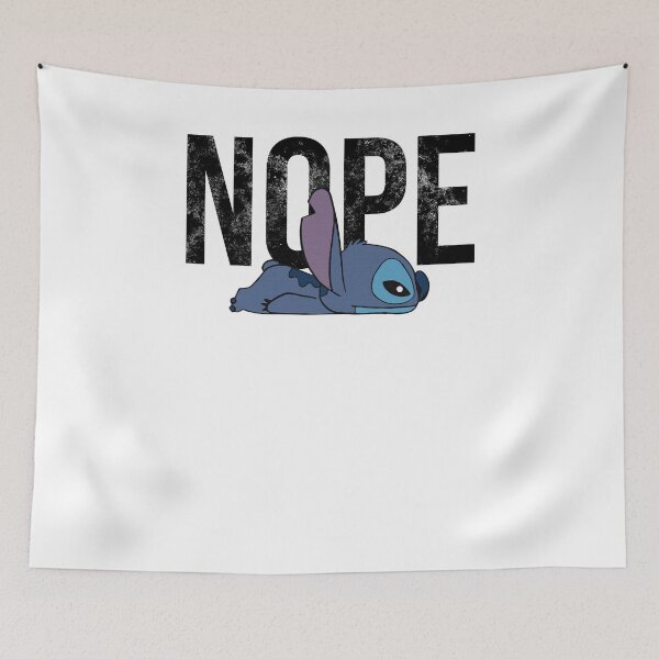 Artikelvorschau, Lilo & Stitch Big NOPE legt sich hin entworfen und verkauft von JeanHillz.