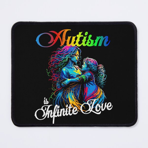 Artikelvorschau, Autismus unendliche Liebe Mutter, Tochter, Mutter, Autismus-Bewusstseins-Geschenk entworfen und verkauft von tropicprince.