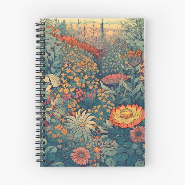 Item preview, The Garden Pattern Vintage Flowers designed and sold by Mobius Spot Collective.