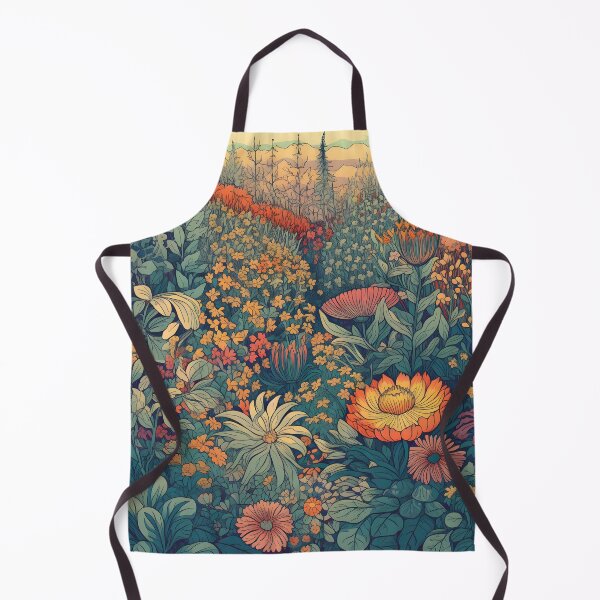 Item preview, The Garden Pattern Vintage Flowers designed and sold by Mobius Spot Collective.