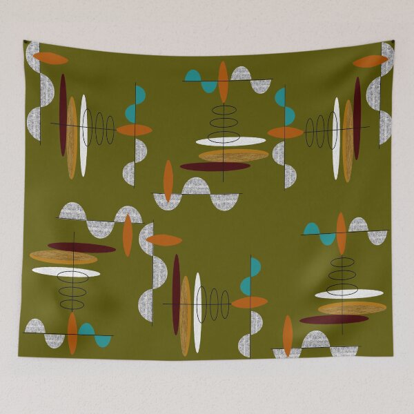 Item preview, Suspended Ovals and Half Moons designed and sold by gailg1957.