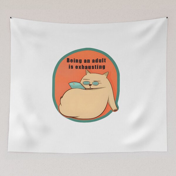 Item preview, Being an adult is so exhausting designed and sold by sweetie-monster.