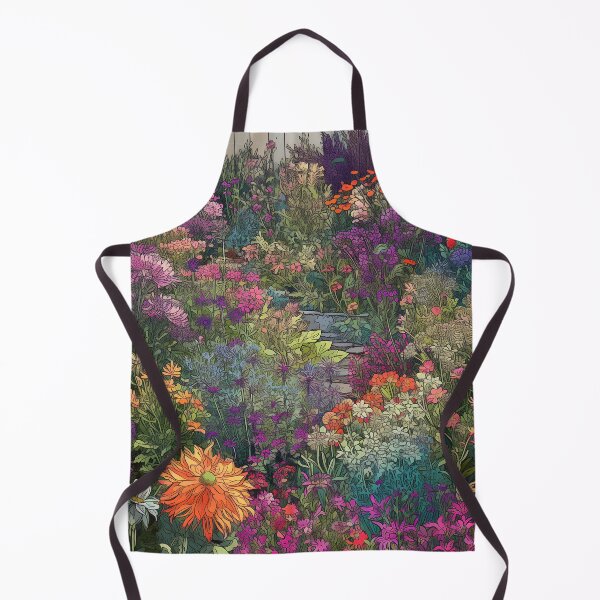Item preview, The Garden Pattern Vintage Flowers designed and sold by Mobius Spot Collective.
