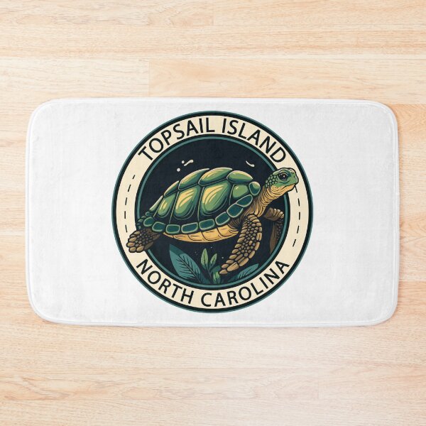 Item preview, Topsail Beach North Carolina Turtle Badge designed and sold by KrisSidDesigns.