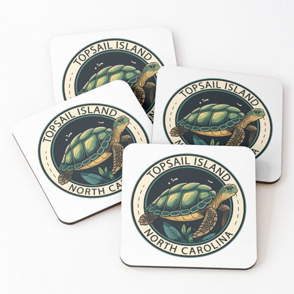 Item preview, Topsail Beach North Carolina Turtle Badge designed and sold by KrisSidDesigns.