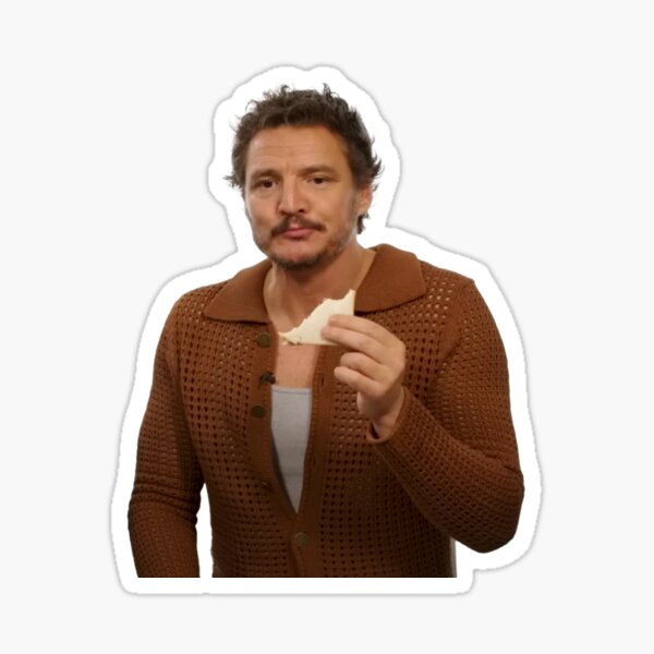 Item preview, Pedro Pascal eating a sandwich / Toast Meme designed and sold by hypecorner.