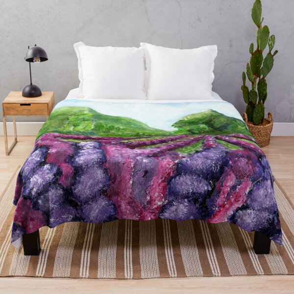 Item preview, Lavender Fields Painting designed and sold by NikkofTime.