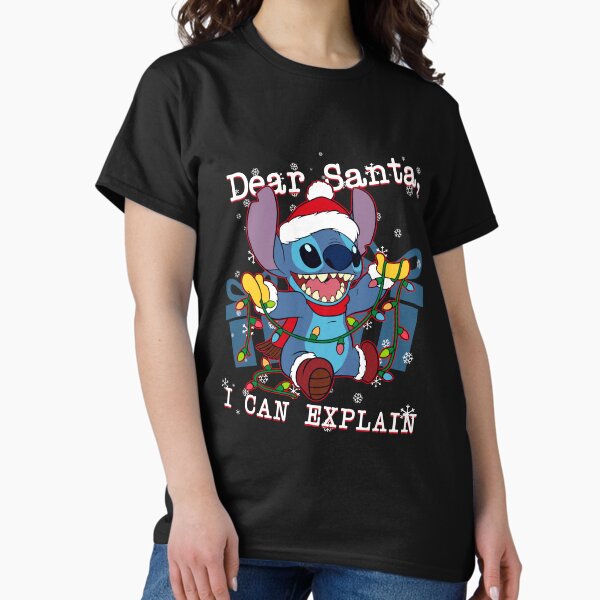 Artikel-Vorschau von Lilo & Stitch Weihnachten Lieber Weihnachtsmann, ich kann es erklären, designt und verkauft von JeanHillz.