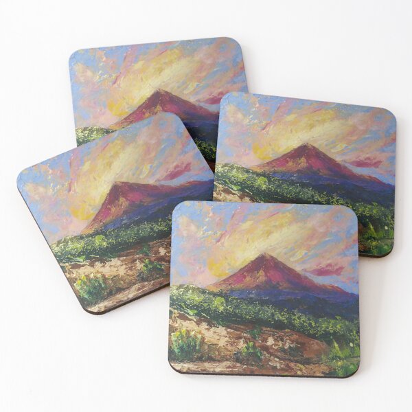 Item preview, Mount Teide Spanish Volcano Painting  designed and sold by NikkofTime.