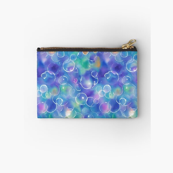 Item preview, Aqua Bubbles Seamless Pattern designed and sold by Girly-Universe.