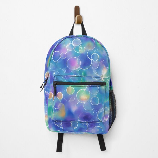 Item preview, Aqua Bubbles Seamless Pattern designed and sold by Girly-Universe.