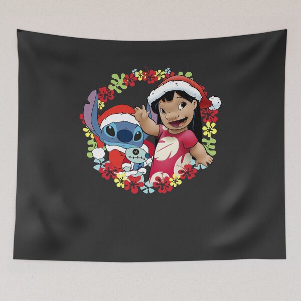 Artikelvorschau, Lilo & Stitch hawaiianischer Weihnachtsblumenkranz entworfen und verkauft von JeanHillz.