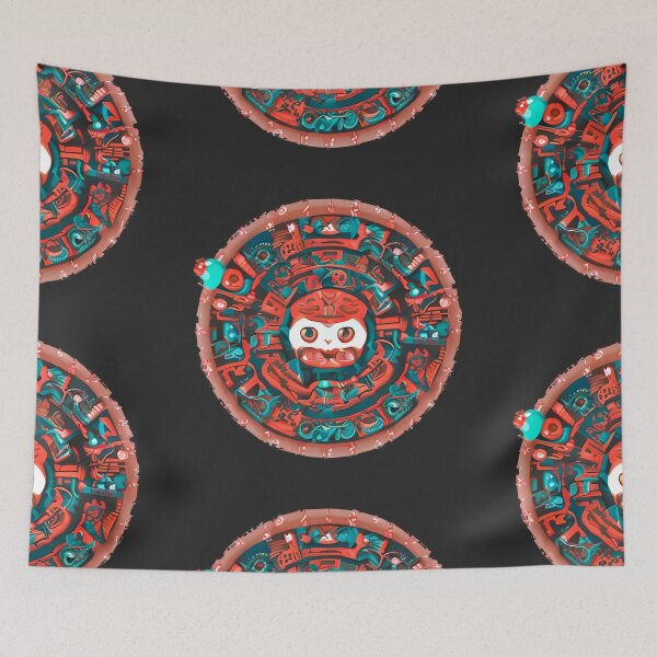 Item preview, Cute Owl Spirit Tribal Circle designed and sold by Chubuter.