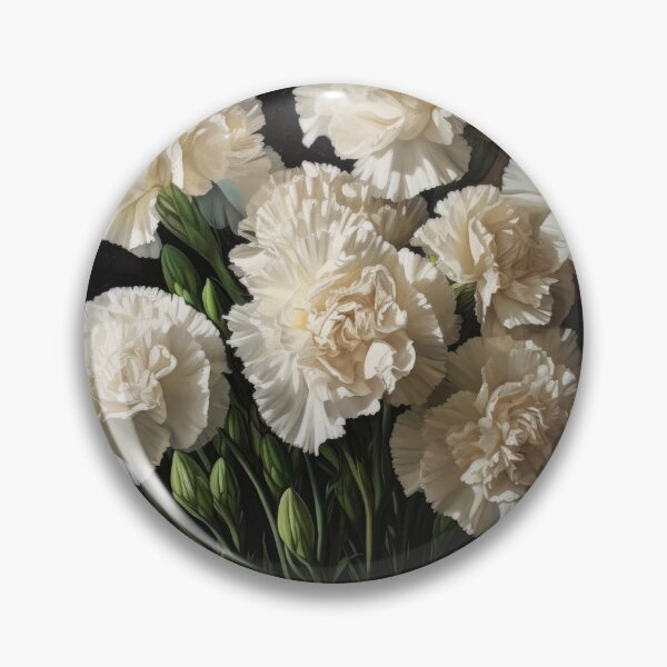 Item preview, White Carnations  designed and sold by Vanover Designs.
