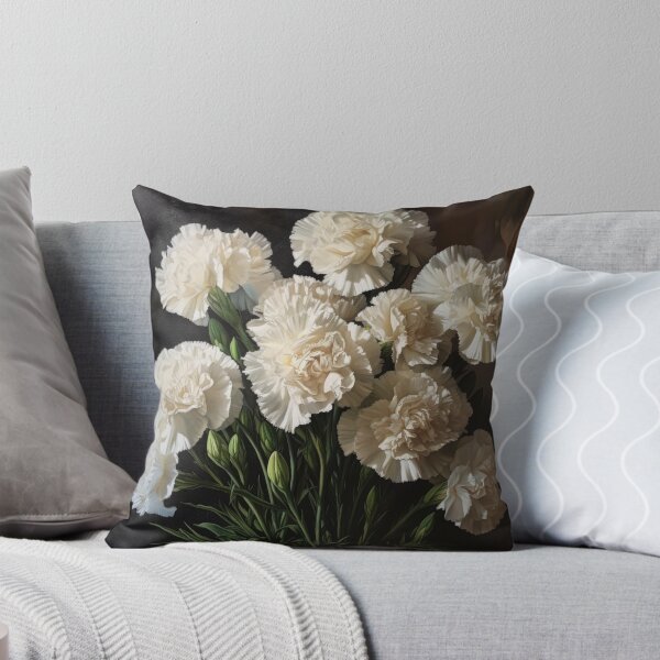 Item preview, White Carnations  designed and sold by Vanover Designs.