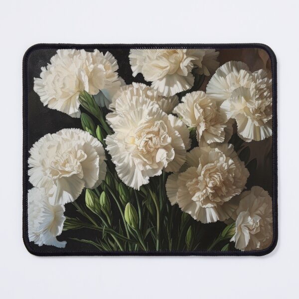 Item preview, White Carnations designed and sold by Vanover Designs.
