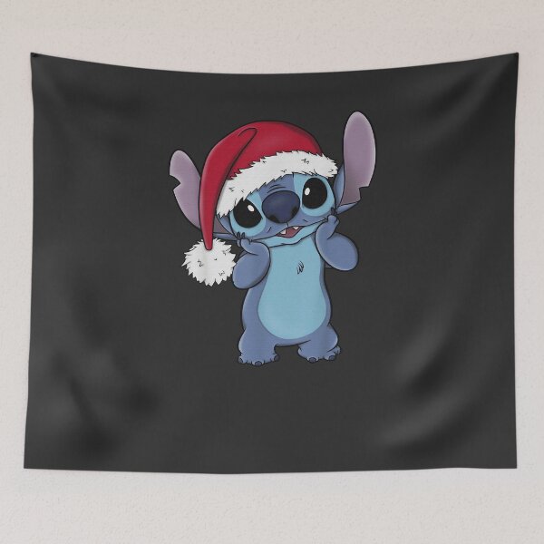 Artikelvorschau, Lilo & Stitch Weihnachtsmannmütze Stitch Portrait entworfen und verkauft von JeanHillz.