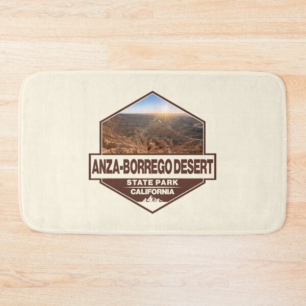 Item preview, Anza-Borrego Desert California Travel Art Badge designed and sold by KrisSidDesigns.