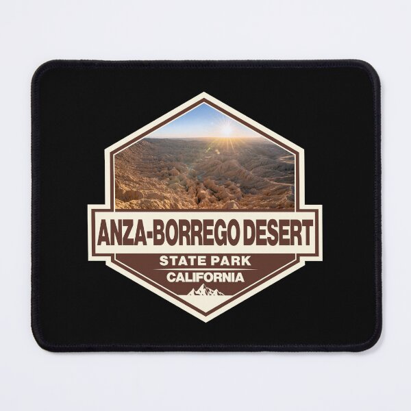 Item preview, Anza-Borrego Desert California Travel Art Badge designed and sold by KrisSidDesigns.