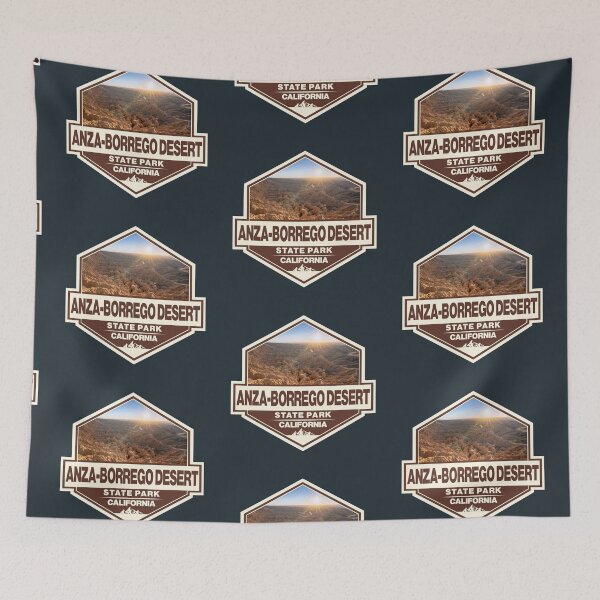 Item preview, Insignia de arte de viaje del desierto de Anza-Borrego, California designed and sold by KrisSidDesigns.