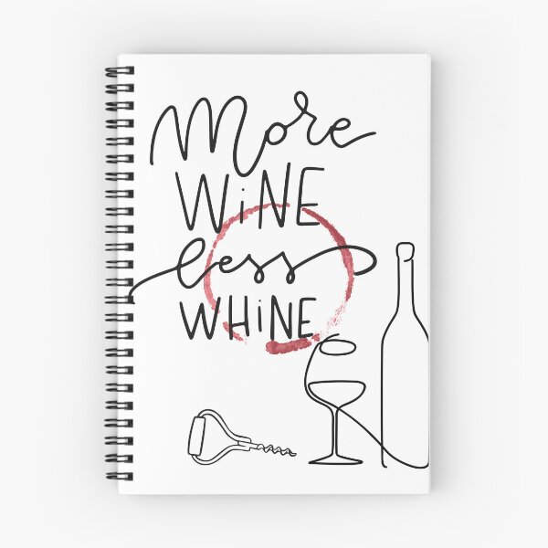 Item preview, more wine less whine / less whine more wine designed and sold by Mused by Melancholy.