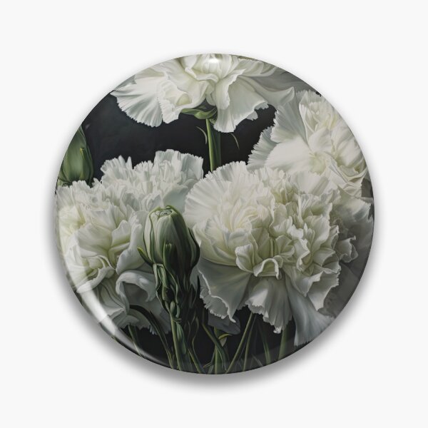 Item preview, White Carnations  designed and sold by Vanover Designs.