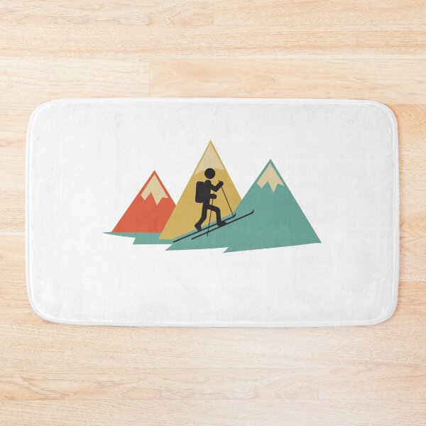 Item preview, Backcountry Skiing design Vintage Ski-Tours Ski Mountaineer designed and sold by katelein.
